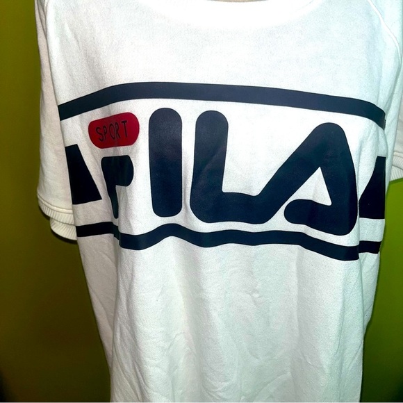 Fila Sport Short Sleeve Women’s Sweatshirt Size XL - Picture 4 of 11